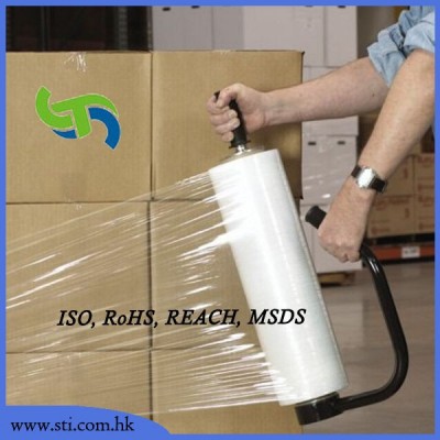 clear pallet packing film industrial grade LLDPE stretching film/plastic wrap