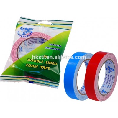 High Quality Double Sided Foam Tape with Hot Melt Glue with Factory Price