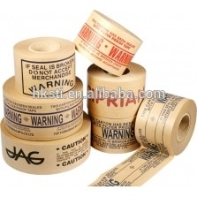 Re-inforced gummed tape+kraft paper gummed tape+logo printed kraft paper tape