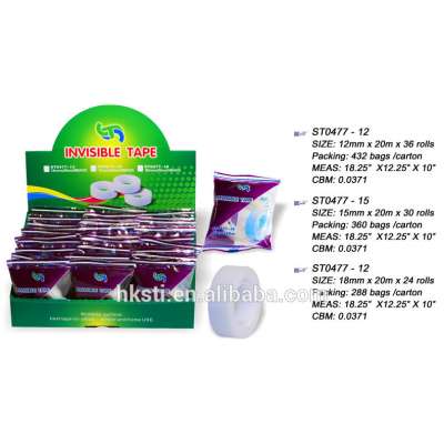 Silver Talent Invisible Tape/Colored stationery Tape