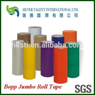 Offer Printing Design Printing and Single Sided Adhesive Side bopp jumbo roll